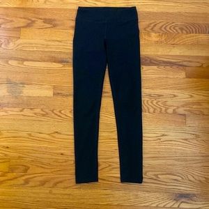 Soft black leggings for kids in size L/12